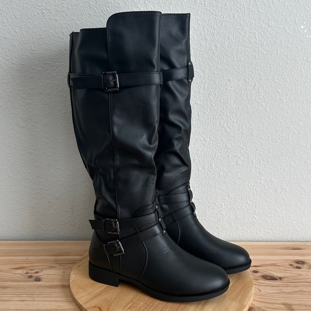 Journee Collection Womens Bite Tall Boots new